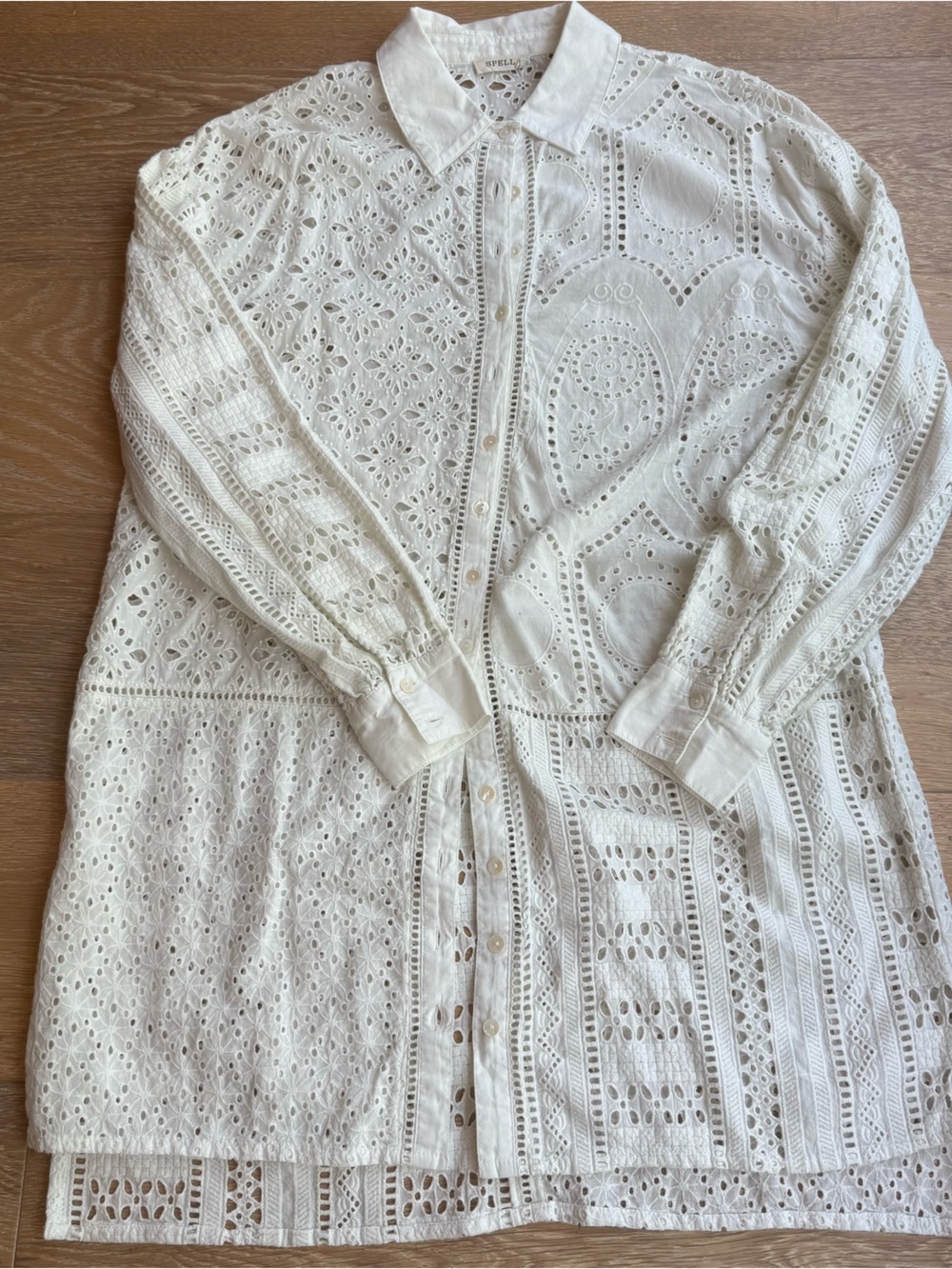 Spell & The Gypsy Collective Eyelet Oversized shirt